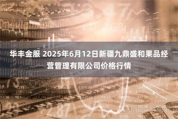 华丰金服 2025年6月12日新疆九鼎盛和果品经营管理有限公司价格行情