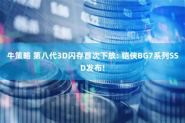 牛策略 第八代3D闪存首次下放: 铠侠BG7系列SSD发布!